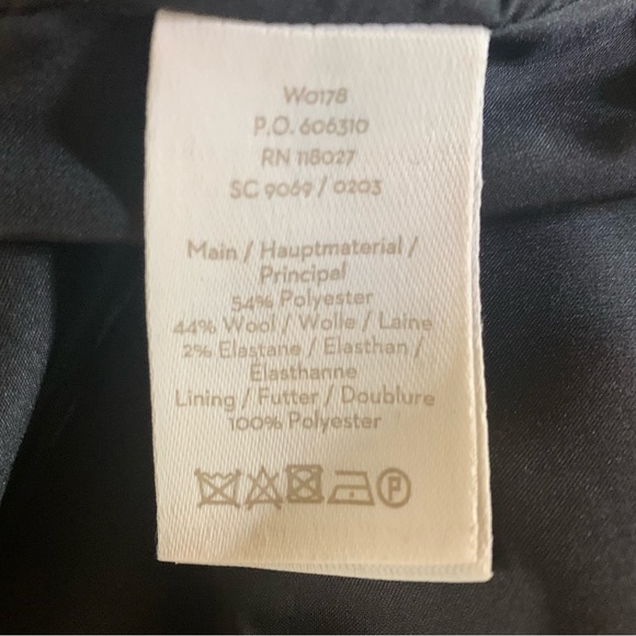 NWT Boden wool blend black mid shift dress - Picture 6 of 8